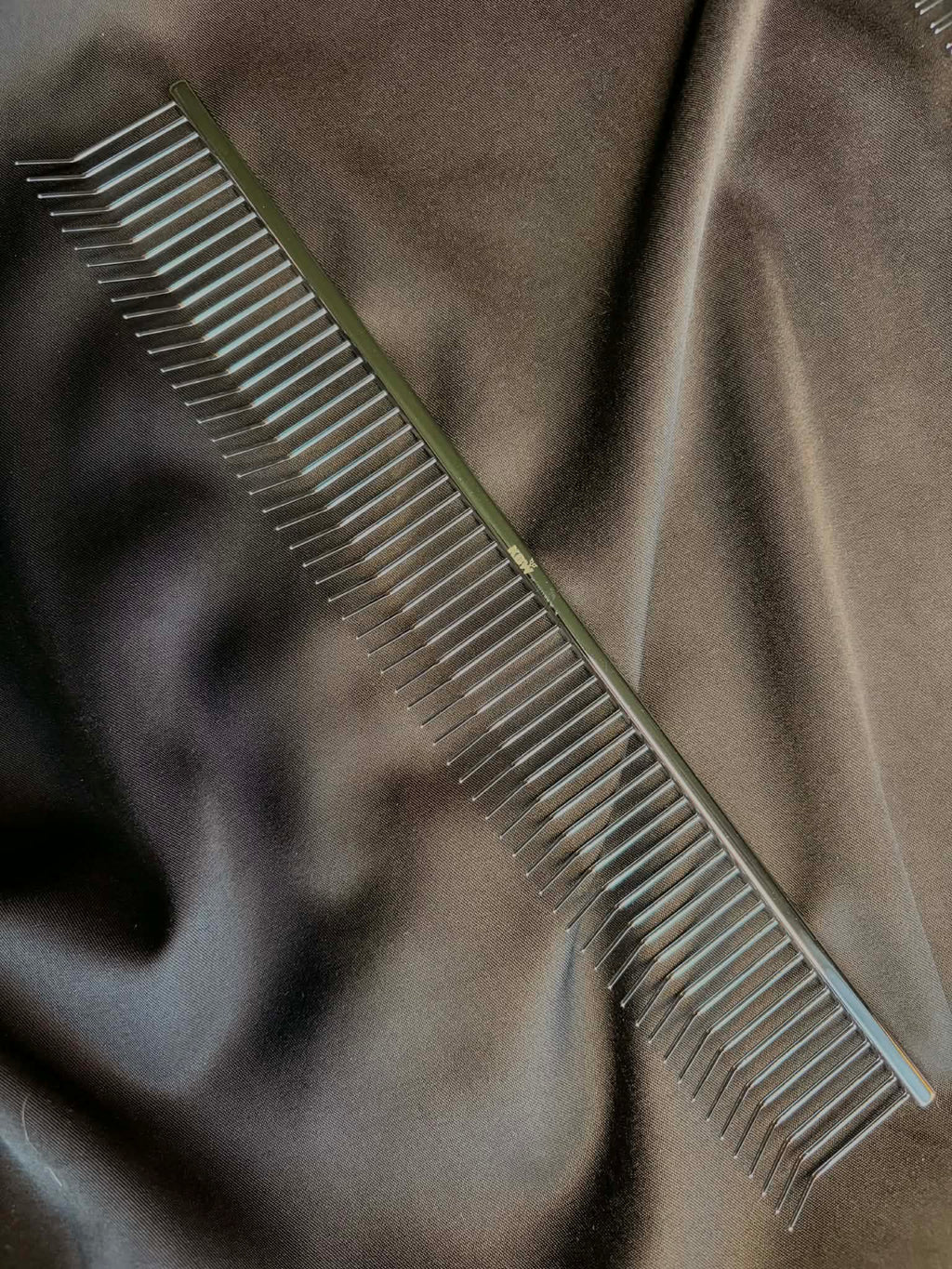 'KBW' Fluffing Comb (Wide) Gold & Sliver