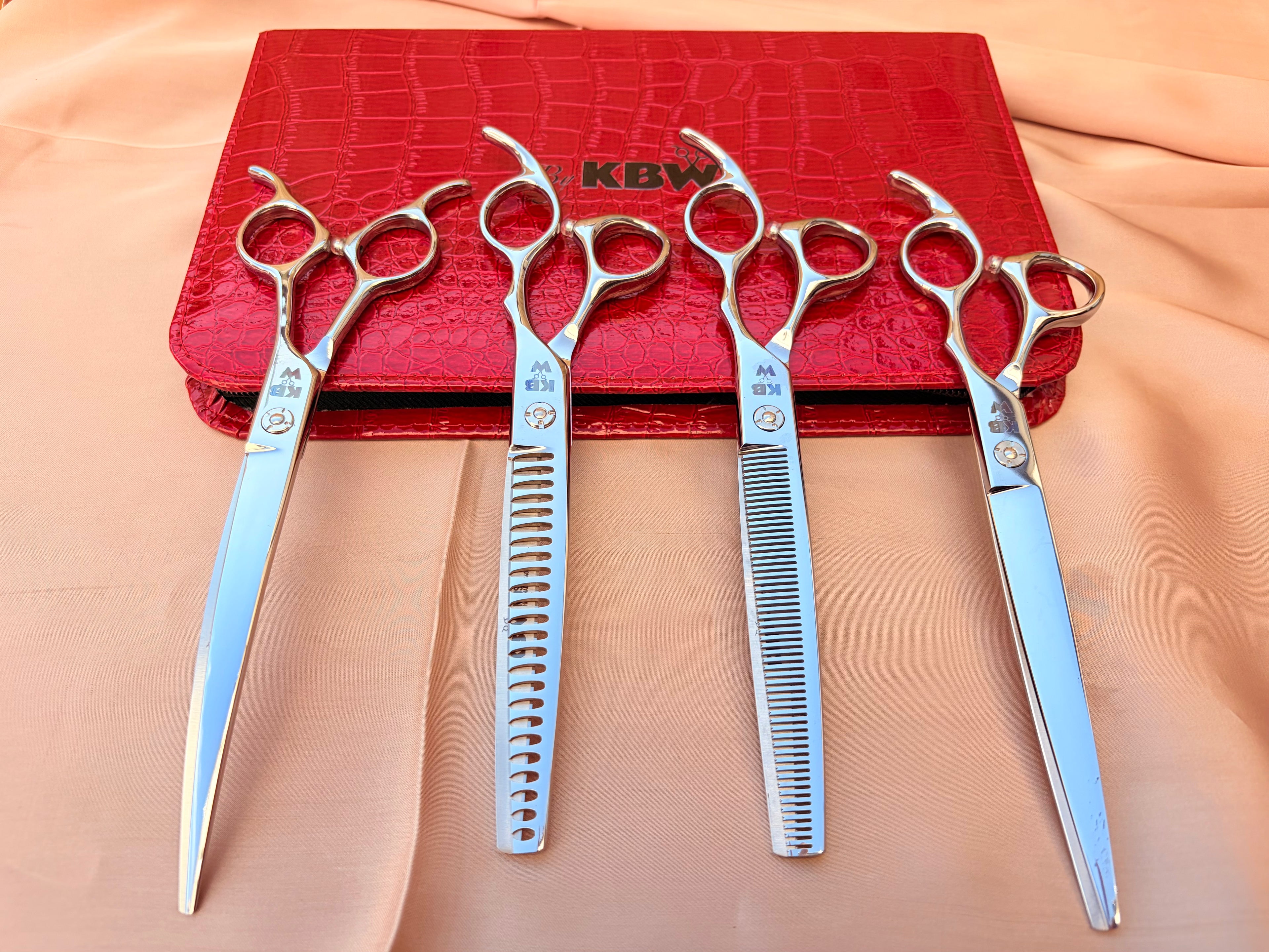 ‘KBW’ ‘Noush’ Scissor Set & Portfolio (Right Hand)