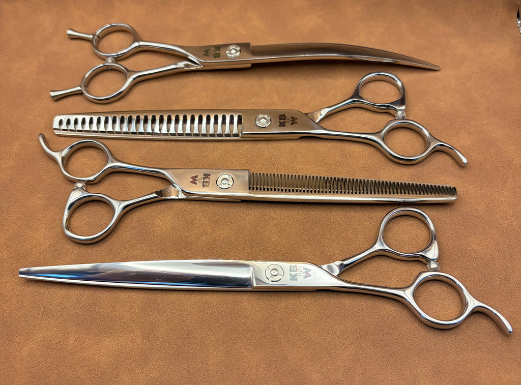 ‘KBW’ ‘Noush’ Scissor Set & Portfolio (Left Hand)