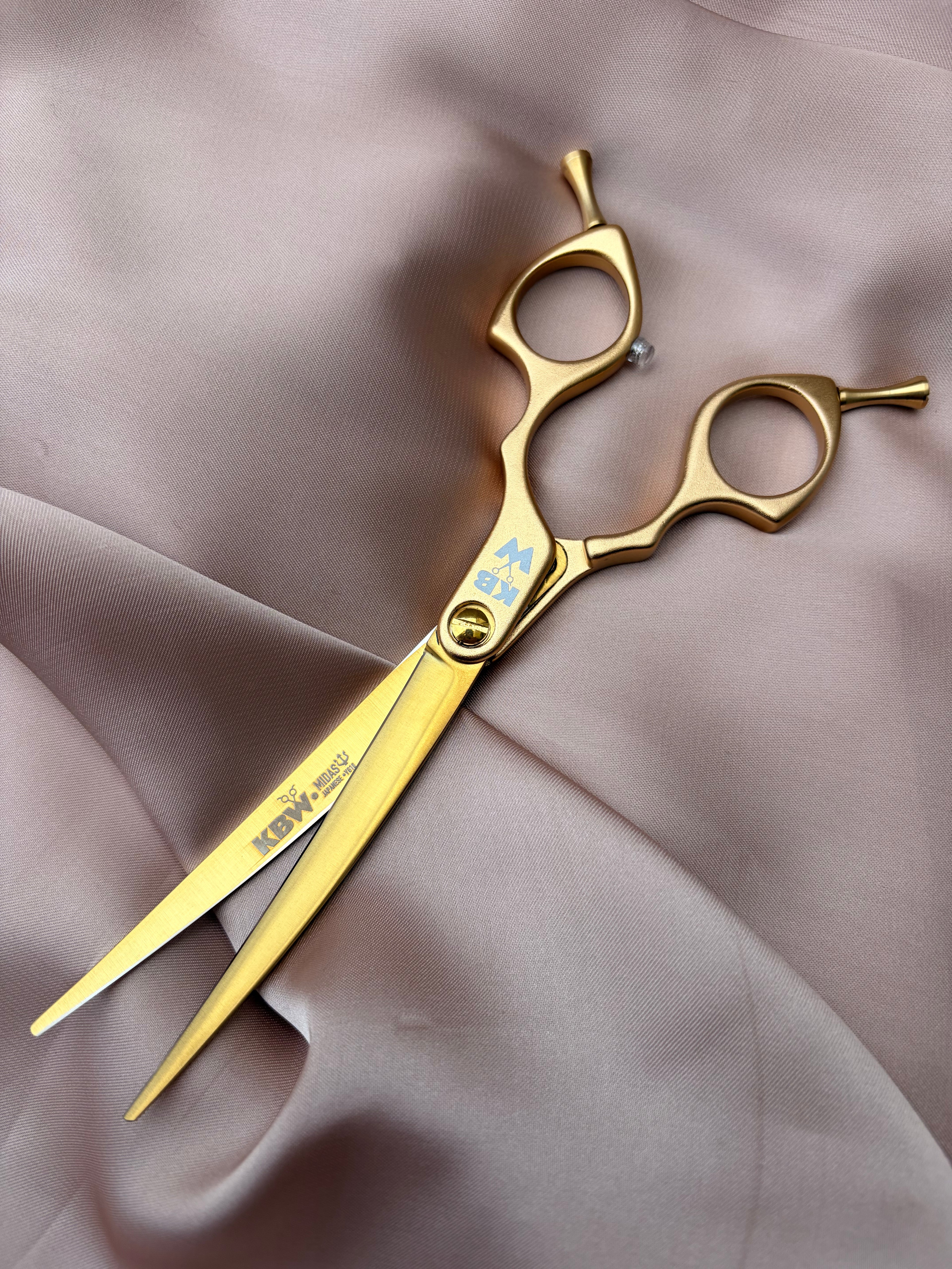 ‘KBW’ Limited Edition - The MIDAS - Asian Fusion Curve Scissor|  35°  | VG10 | RH