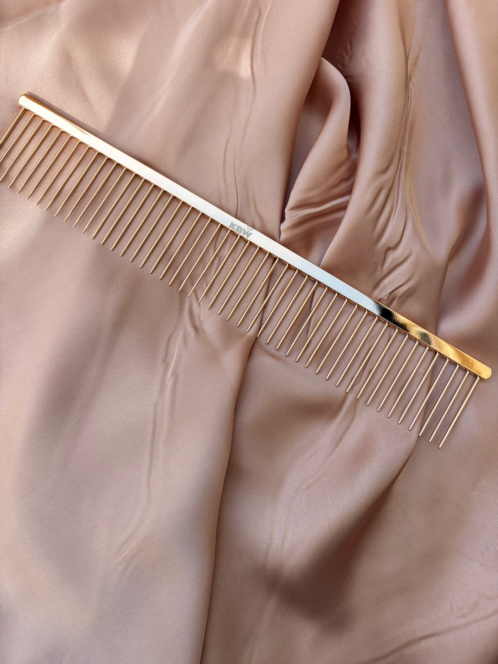 ‘KBW’ Tangle Tamer – Wide Tooth Poodle Comb (Gold) 