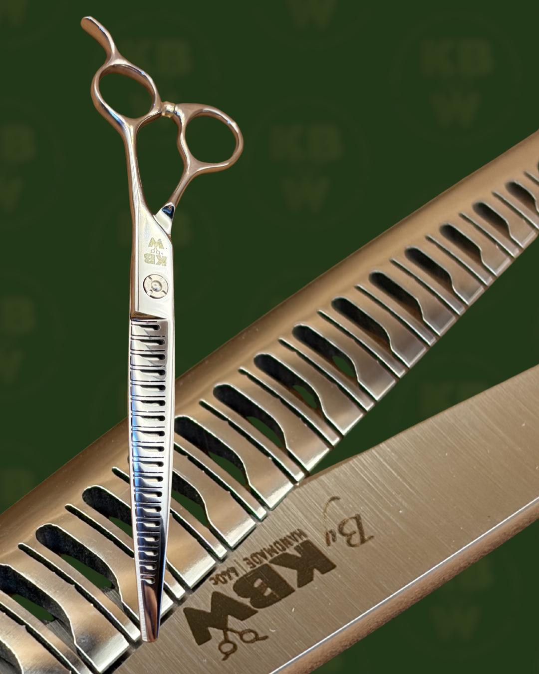 7. ‘KBW’ Pluto: Wide Gullet Hybrid Split Tooth Fine Chunker • 7” • 440c Straight