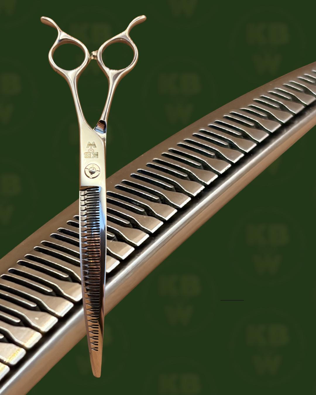 2. ‘KBW’ • Saturn: Deep Narrow Waist Hybrid Fine Blender • Flip Curve • 7”