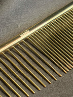 'KBW' Gold Mini Crescent Comb